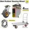 Lijiaxiuyc-101 Heavy-Duty Folding Flatbed Cart, 6-Inch Casters view 4