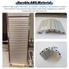 Custom Folding Replacement Door Kit for Cabinet Tambour Doors, with Track, 65 x 100 cm view 3