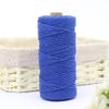 3 mm Cotton Macramé Cord, 100 m, Royal Blue view 1