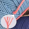 3 mm Cotton Macramé Cord, 100 m, Royal Blue view 3