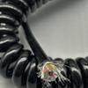 ELILANEY 24-Core 0.25 mm² Double-Shielded Coiled Cable for CNC Machine Handwheels, Stretchable and Flexible (4 m Extended Length) view 4
