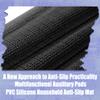 Non-Slip Rug Pad 140 x 140 cm, PVC, Plasticizer-Free, Black view 2