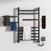Electric Towel Warmer, 250 W, Thermostat & Timer, 180° Swivel view 1