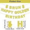 Golden Bruh Birthday Garland view 2