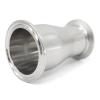 BKGWCSOR SS304 Stainless Steel Grade Ferrule, 106 x 64 mm OD, 89 x 45 mm, Three-Clip Concentric Reducer view 1