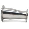BKGWCSOR SS304 Stainless Steel Grade Ferrule, 106 x 64 mm OD, 89 x 45 mm, Three-Clip Concentric Reducer view 3