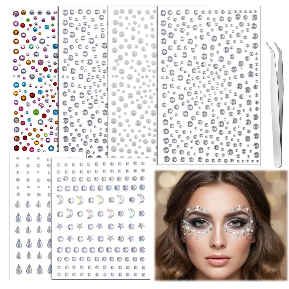 1496 Self-Adhesive Rhinestones Stickers