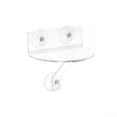 Acrylic Window Shelf with Suction Cups and Brackets for Plants, Spices, Photos, and Small Decor (1)