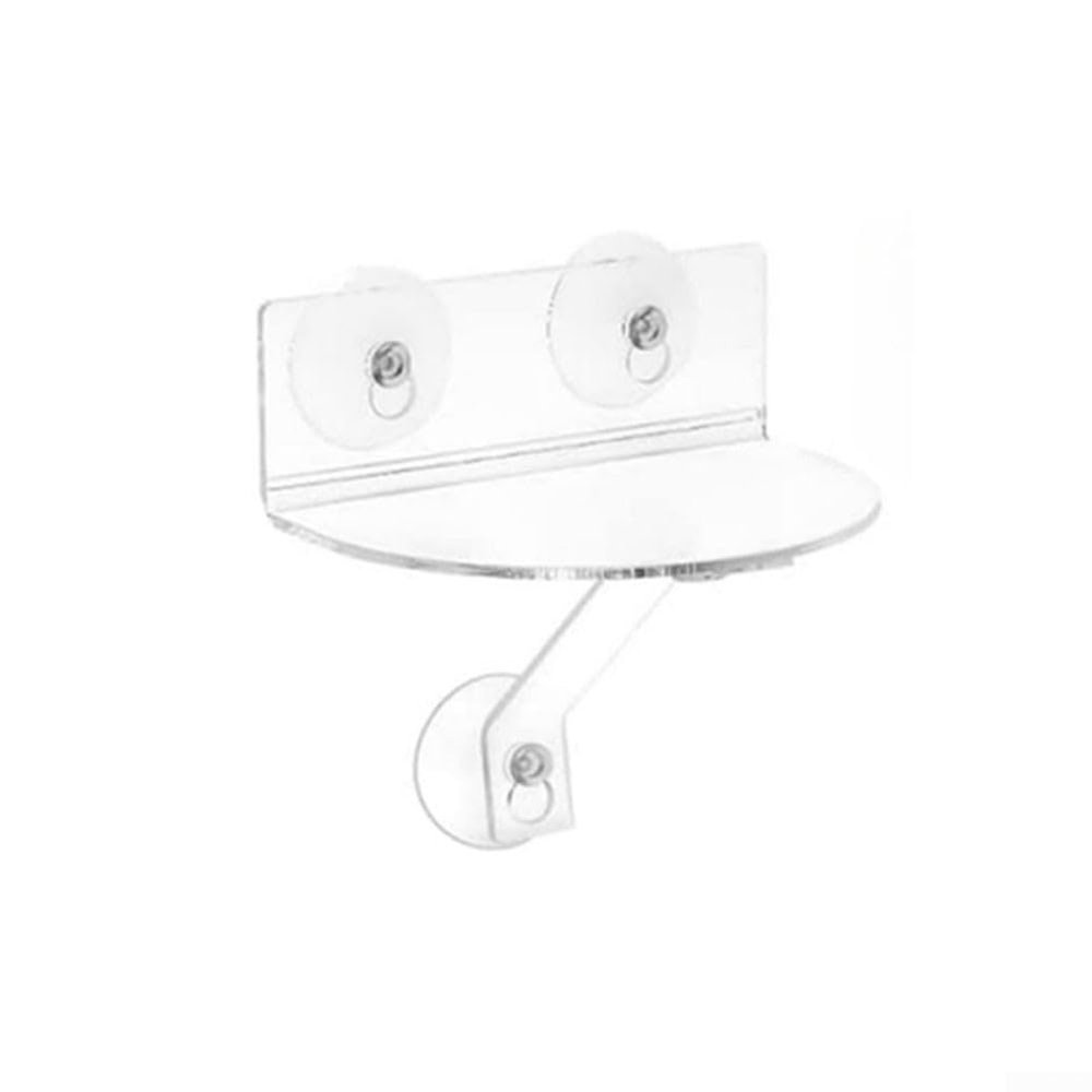 Acrylic Window Shelf with Suction Cups and Brackets for Plants, Spices, Photos, and Small Decor (1)