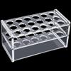 craspire Transparent Acrylic Test Tube Rack, 10/15 mL, 18 Holes, 17 mm, 3-Tier view 1