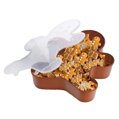 Small Christmas Tray with Lid, 15 x 10 x 2 cm