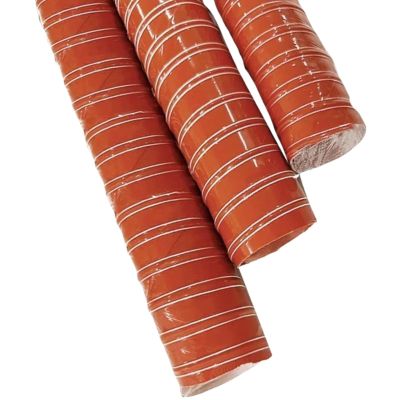 2 m Red Automotive Heater Duct Hose, 20/25/32/38/42/45/51/63/76 mm ID, 1 pc (45 mm ID)