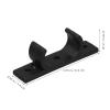Clamp for Trolley Push-Handle Holder, Plastic, Black view 2