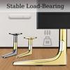 WATAOW L-Shaped Furniture Legs, 4-Pack, 16 cm, Gold view 4