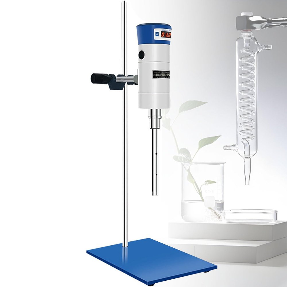 Digital High-Shear Homogenizer with Stainless Steel Mixing Head