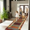 Entryway Runner Rug 100 x 200 cm, Non-Slip Kitchen Mat view 2
