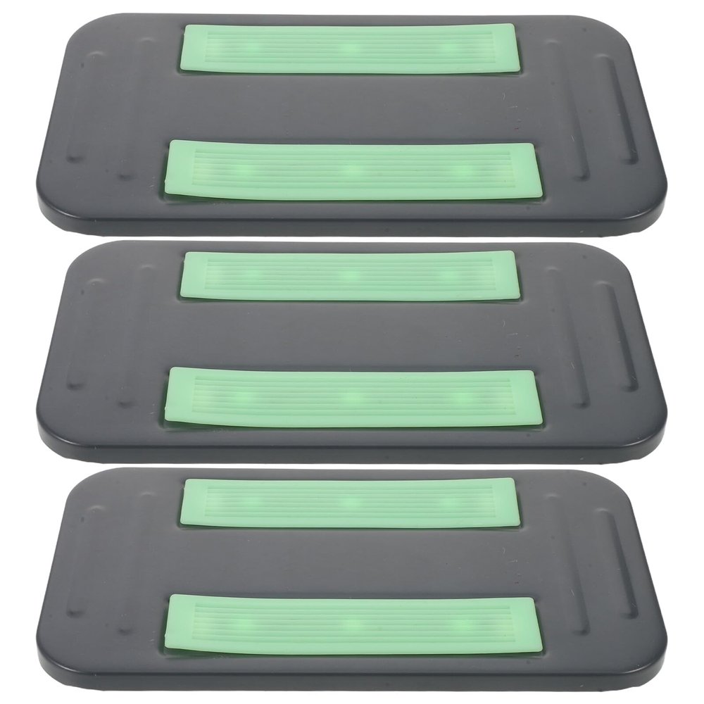 Hoement 3-Pack Removable Iron Ladder Step Pads for Loft Beds