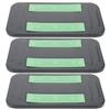 Hoement 3-Pack Removable Iron Ladder Step Pads for Loft Beds view 1