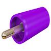 24.0160-26 Connector: 4 mm Banana Adapter, 32 A, Purple, 42 mm, STUBLI view 1