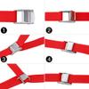 KBBB Cam Buckle Strap, 25 mm Wide, 110 m Long, 50 Colors, Adjustable Webbing/Fastening/Luggage Strap, 501 White, 9 m x 25 mm view 4