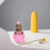 Glossy Resin Bottle Figurine, Moon Bottle Decor for Bookshelf view 2