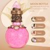 Glossy Resin Bottle Figurine, Moon Bottle Decor for Bookshelf view 3