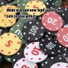 Poker Chips with Denominations - 100 Numbered Pieces view 4