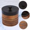 Angoily Wooden Airtight Tea Storage Canister with Lid view 4