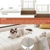 WLXFF Beige Teddy-Fleece Bench Cushion, 120 x 35 cm view 4