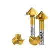 XLANDALYUEFA 90° HSS Cobalt Countersink Set, 3-Flute End Mill (16.5 × 90 mm, 1-Piece) view 2