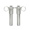 Stainless Steel Quick-Release Pin, 1 pc, 8 mm Diameter, Spring-Loaded Ball Lock, for Line Array Speakers (8 × 40 mm) view 3