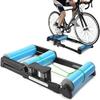 Folding Indoor Bike Trainer with Adjustable Resistance and Parabolic Rollers view 1