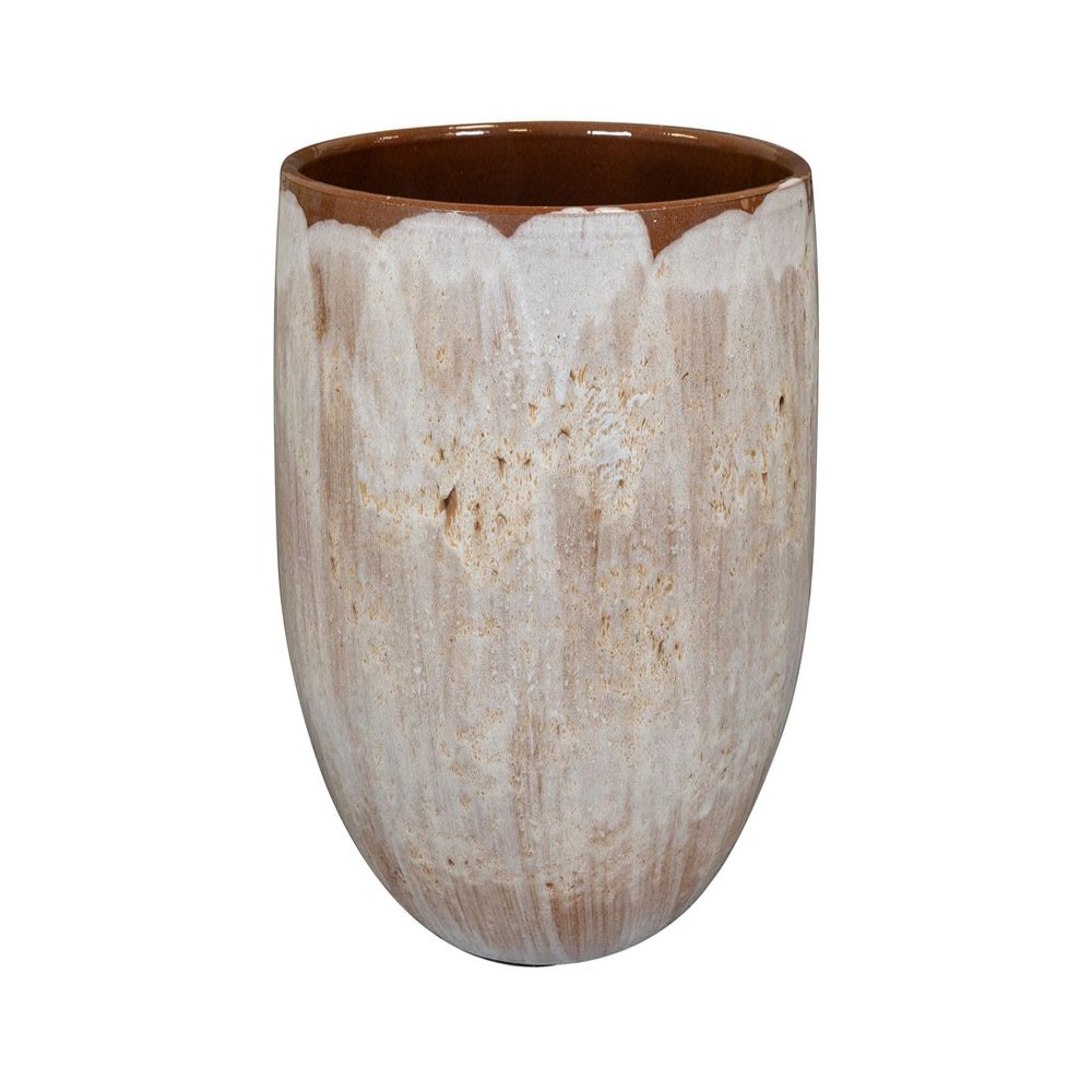 Ter Steege Latte Flower Pot, Multicolored, Diameter 29 cm, Height 26 cm, Opening 23.5 cm