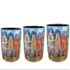 Ter Steege Latte Flower Pot, Multicolored, Diameter 29 cm, Height 26 cm, Opening 23.5 cm view 2