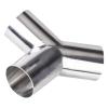 SRTYDCUR SUS 304 Stainless Steel Y-Shaped 3-Way Butt-Weld Manifold, 19/25/32/38/-89 mm Pipe OD (45 mm x 1.5 mm) view 4