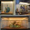 Acrylic Display Case with LED, Transparent Acrylic Diorama Box for Collectibles and Miniatures (20 x 15 x H20 cm / 8 x 6 x 8 in) view 2