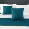 Bed Runner for Queen, King & Twin Beds, Solid Bed Throw for Foot of Bed, Khaki, 50 × 240 cm for a 180 cm Bed view 3