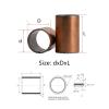 2-Pack SF-1 Self-Lubricating Composite Bushings, 40 x 44 x 40 mm view 4