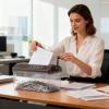Compact Hand-Crank Manual Paper Shredder view 2