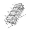 PAMINGONO Clear Acrylic Spice Container with Spoon and Freshness-Preserving Lid view 2