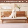 Generic Bench Cushion 130 x 50 cm with Non-Slip Base view 2