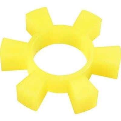 T-Shaped Polyurethane Coupling Buffer, Yellow, 55 x 26 x 1