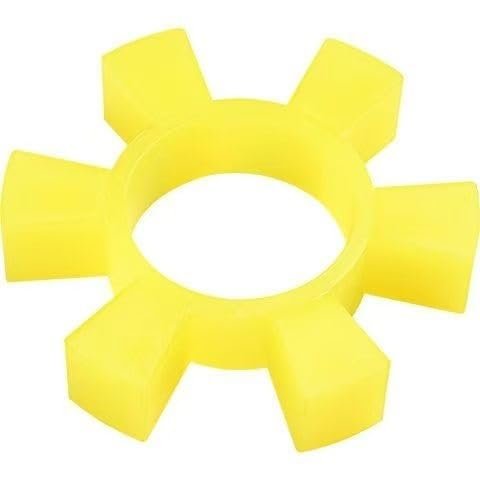 T-Shaped Polyurethane Coupling Buffer, Yellow, 55 x 26 x 1