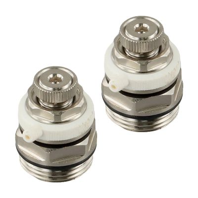 2-Pack 3/4-Inch Brass Automatic Air Vent Valves for Radiators