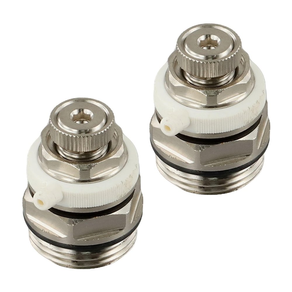 2-Pack 3/4-Inch Brass Automatic Air Vent Valves for Radiators