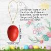 34 Hanging Easter Eggs, Colorful Plastic, 24 Small + 10 Large view 2