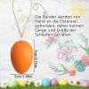 34 Hanging Easter Eggs, Colorful Plastic, 24 Small + 10 Large view 3