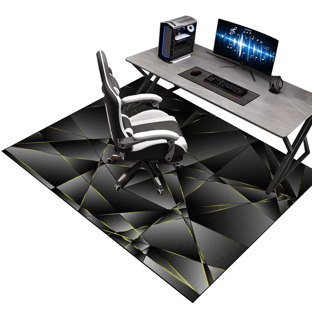 Non-Slip Gaming Chair Mat for Hard Floors, 100 x 140 cm