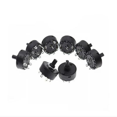 High-Temperature, Current-Resistant Multi-Position Rotary Switch 2-3-4-5-6 with Juicer/Mixer Knob Cap (7 Poles, 6)