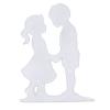 Scrapbook Cutting Dies, High-Hardness Carbon Steel, Boy and Girl Holding Hands view 1